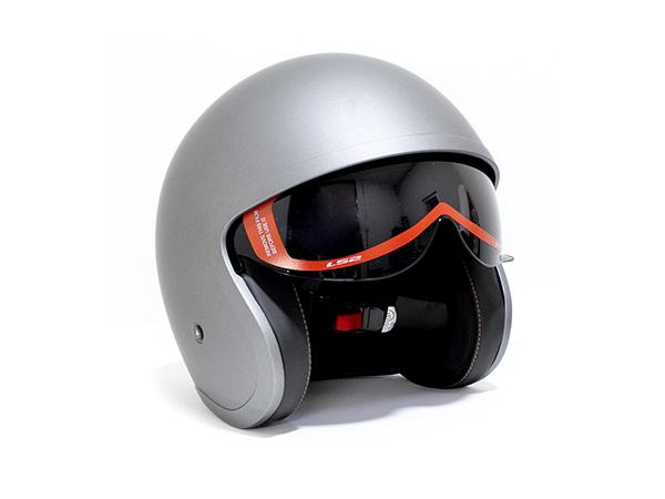 CASCO ABIERTO LS2 SPITFIRE SOLID M TITANIUM MATE OF599