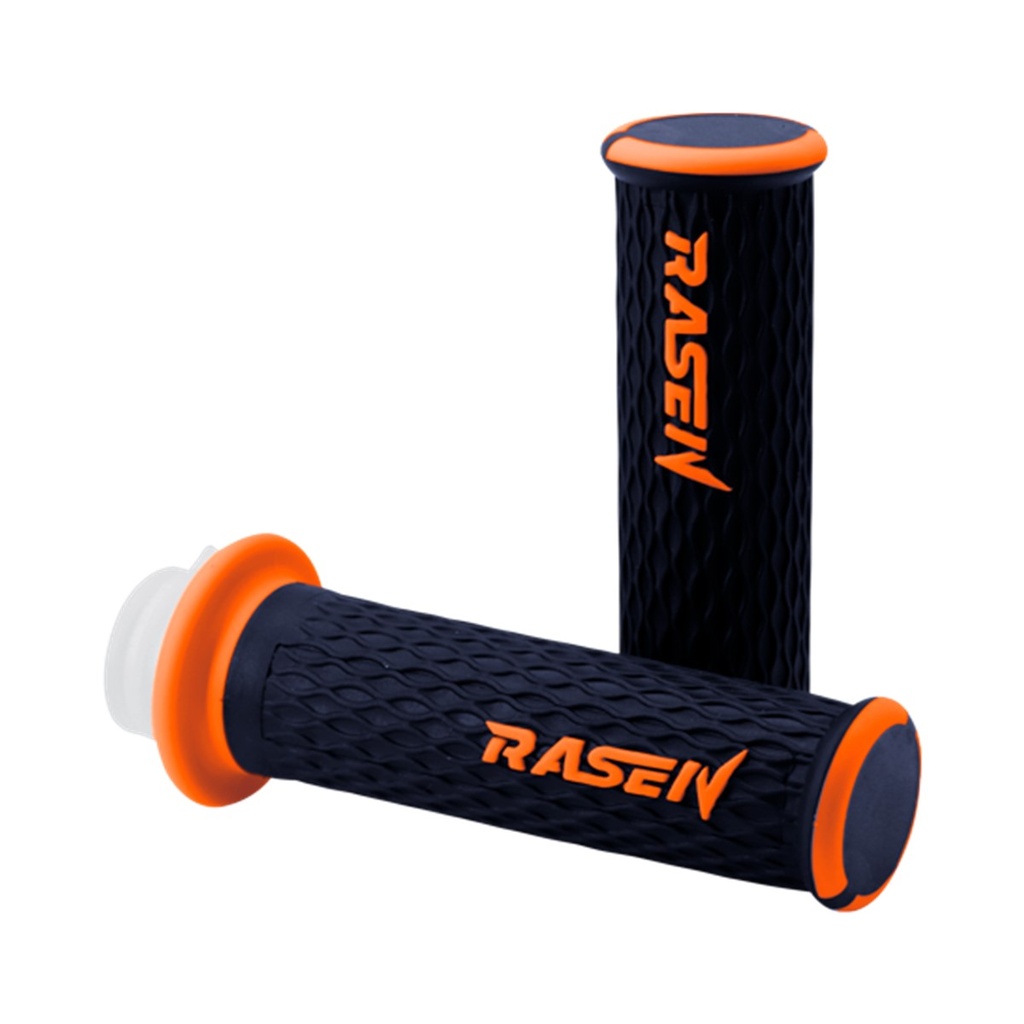 PUÑO DE CAUCHO TIPO AGARRE DIAMANTE (NARANJA)