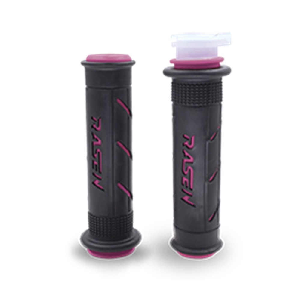 PUÑO DE CAUCHO TIPO RANURADO (ROSA)