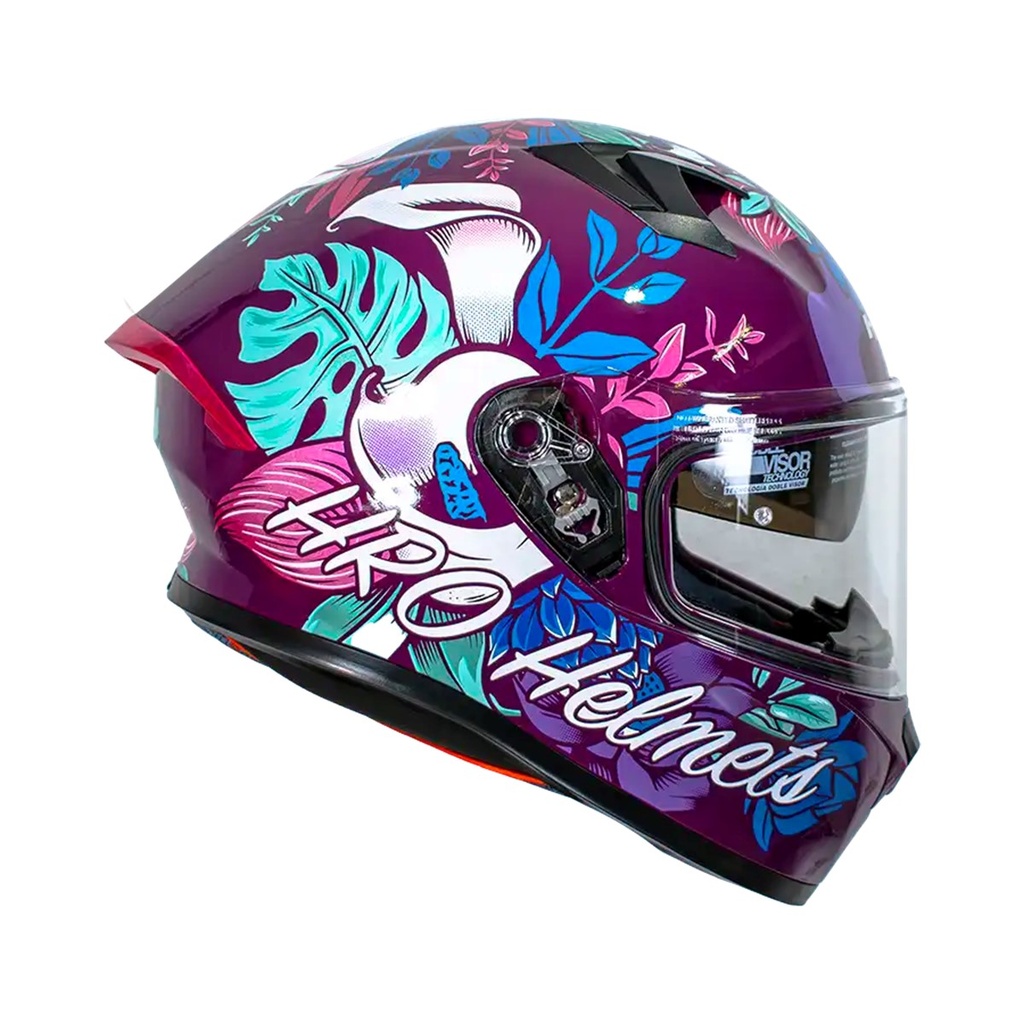 CASCO HRO 523DV FLOWERIST PURPURA/ FUCSIA VISOR TR (M)
