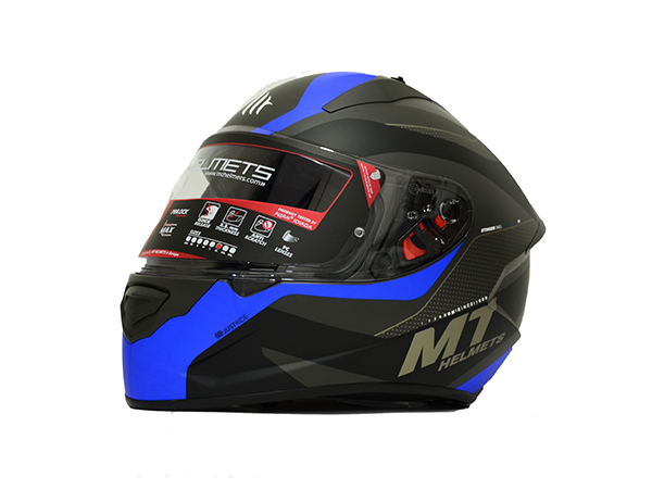 CASCO CERRADO MT E2205 STINGER PARADOX C7 XL AZUL MATE