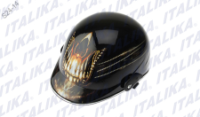 CASCO CORTO SIN DOT NEGRO ACCESORIOS