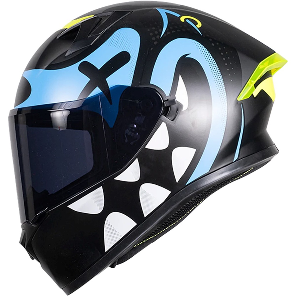 KOV CASCO PIXEL CRAZY AZUL M