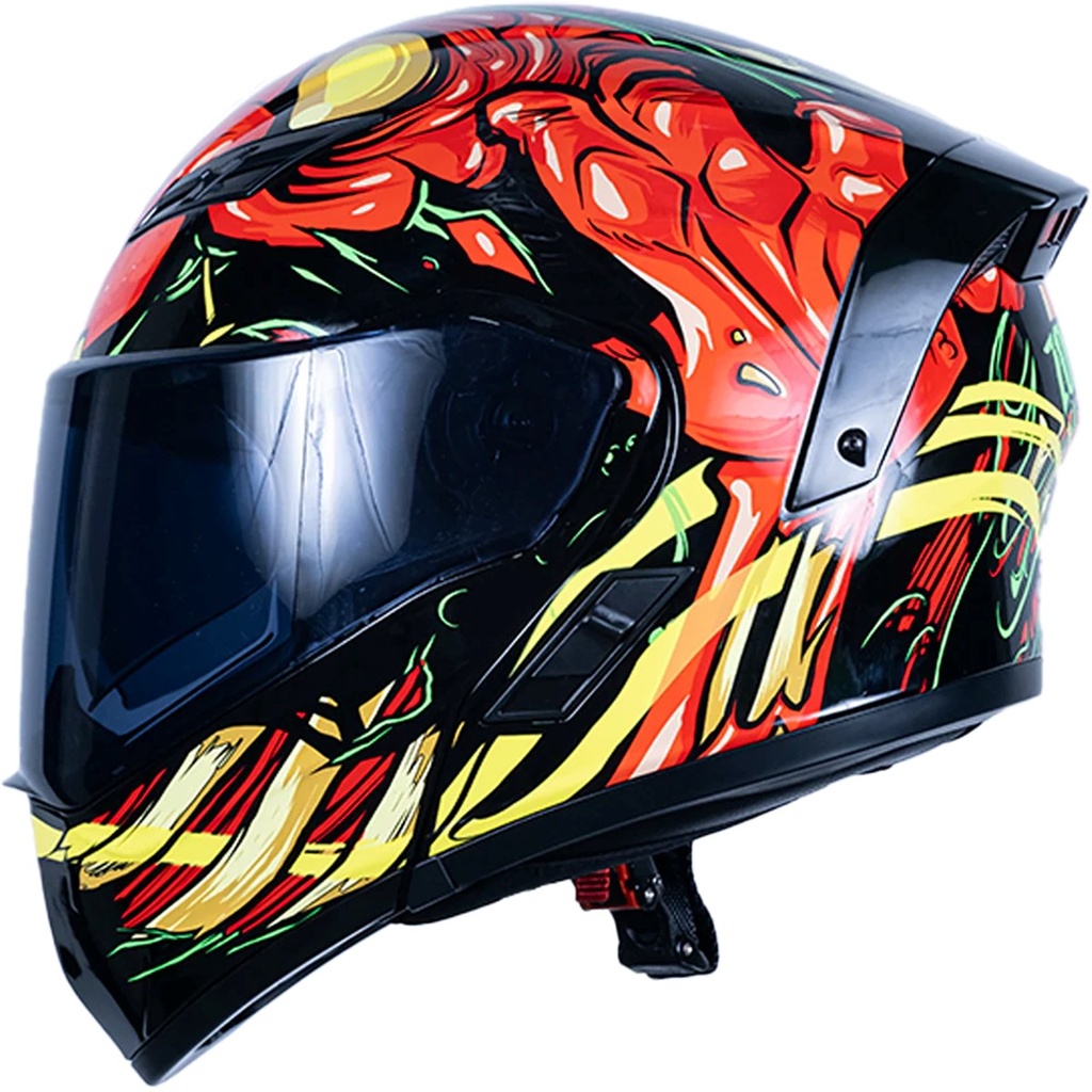 KOV CASCO  ESTELAR ZOMBIE ROJO L