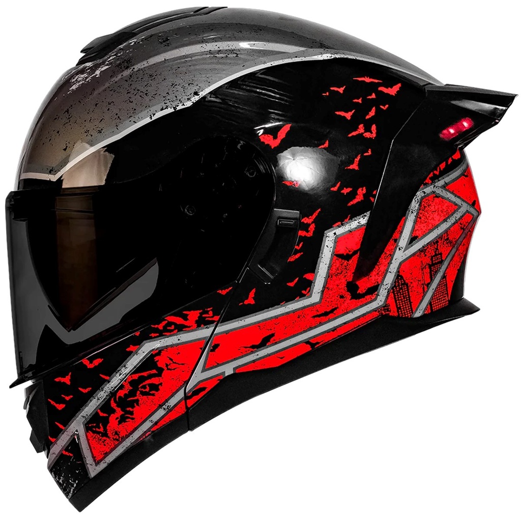 DC CASCO ZERO BATMAN ROJO M