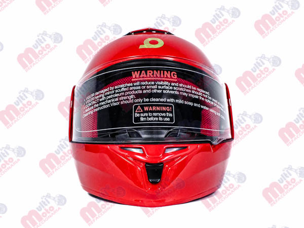 CASCO GHIRA CORAZZA ROJO XG ABATIBLE