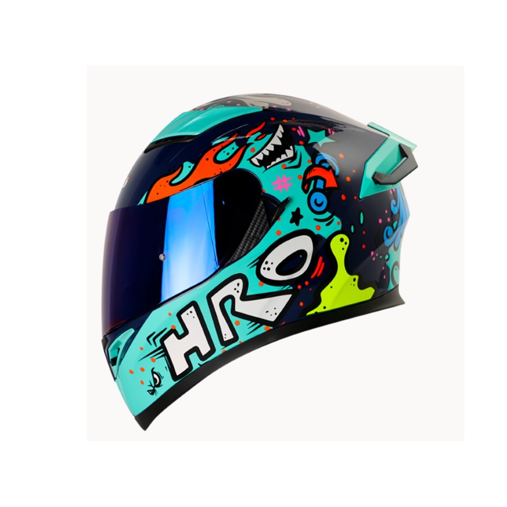CASCO HRO 514 EVO FUNNER INTEGRAL AZUL TURQUESA (XL)