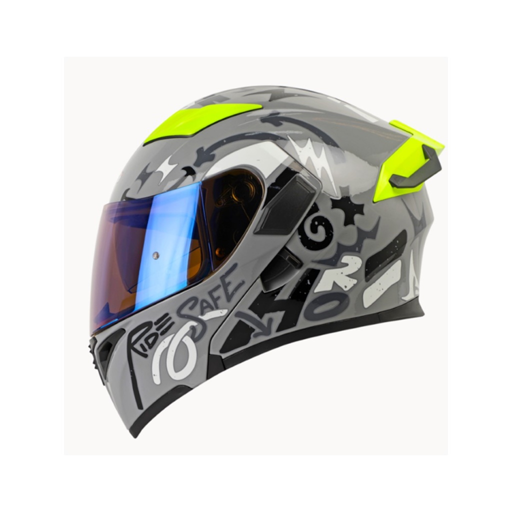 CASCO HRO 3400 EVO YEAH ABATIBLE GRIS (XL)