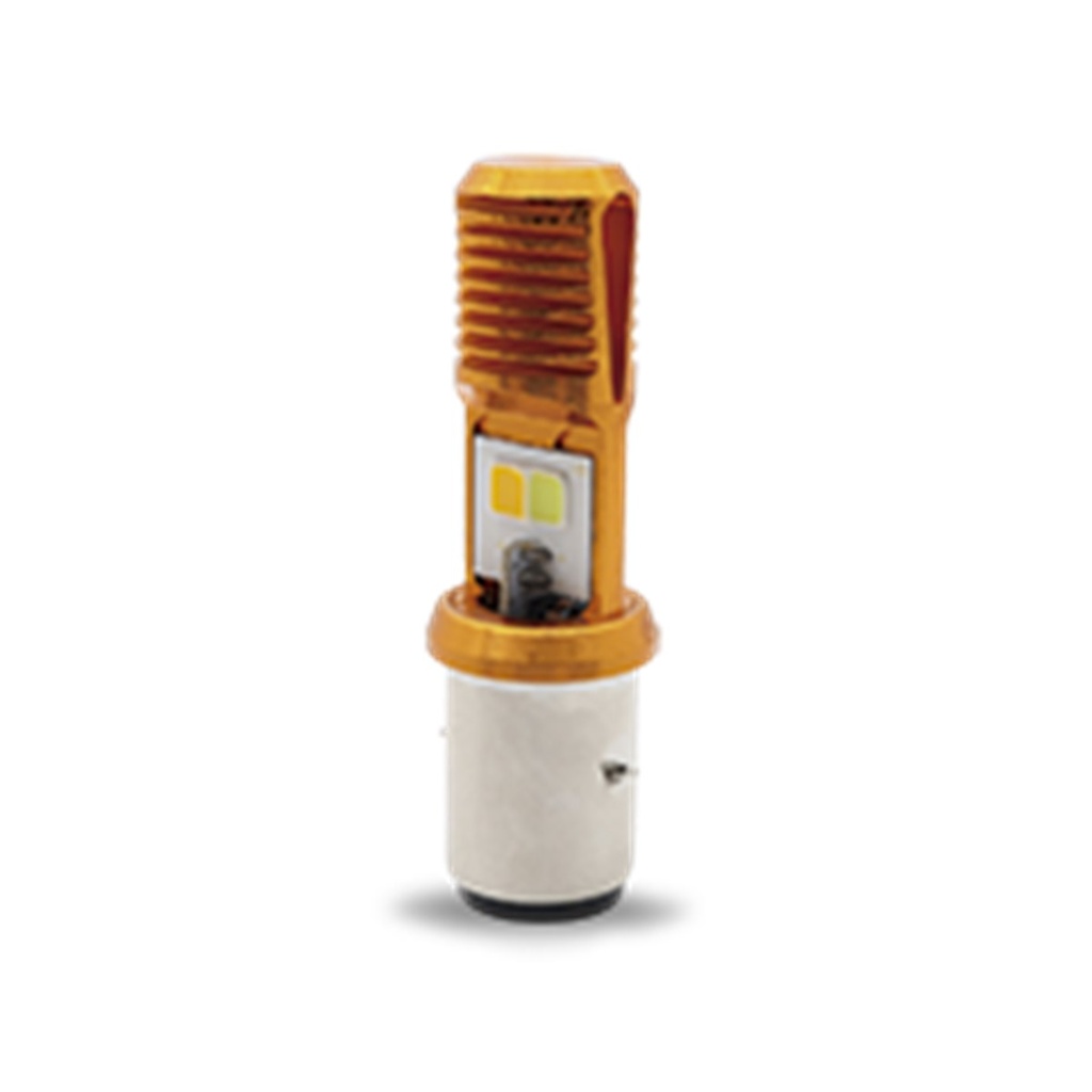 FOCO DE FARO LED MEDIA VUELTA 2 COLORES  (DORADO-AMARILLO-BLANCO)