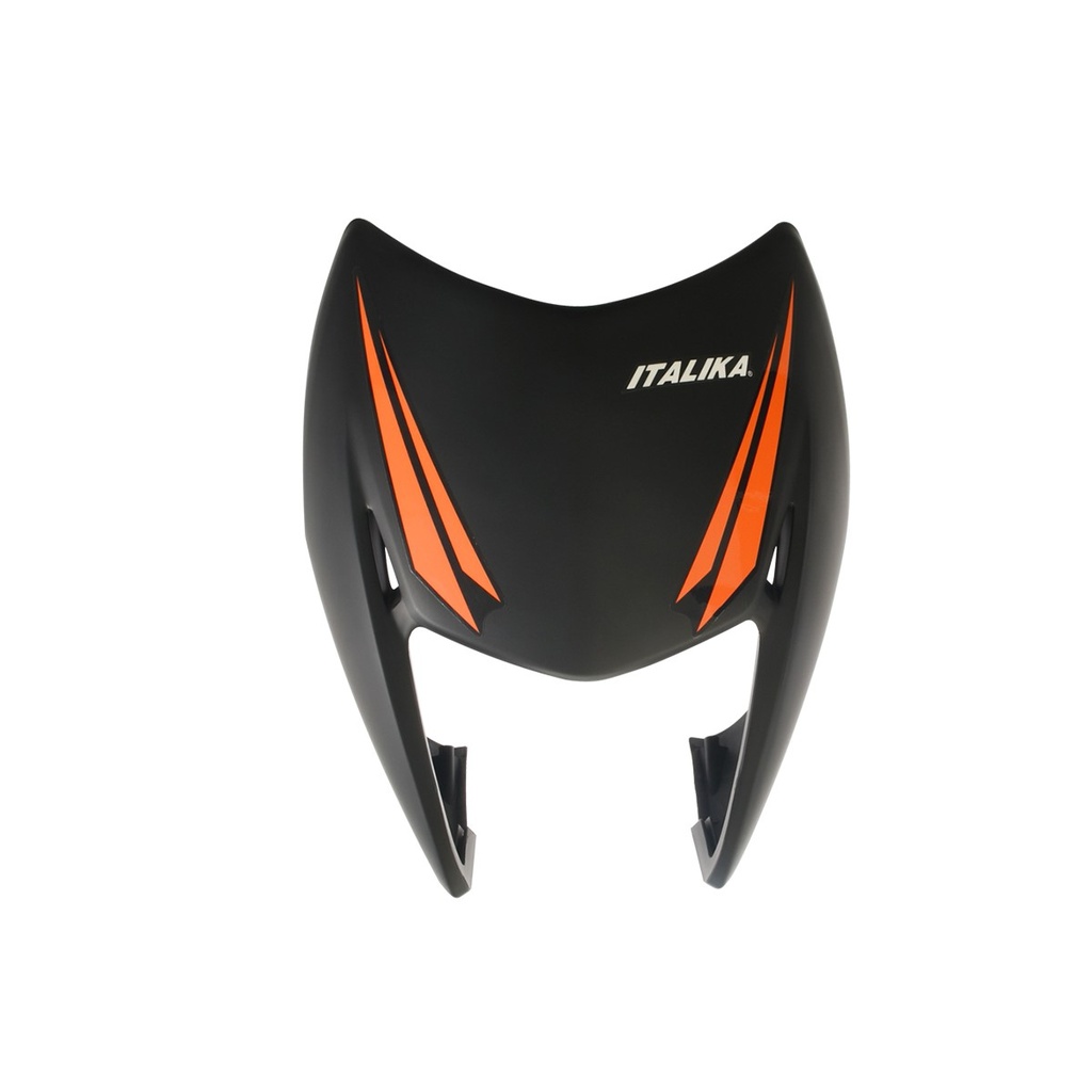 CUBIERTA FARO NEGRO NARANJA DM 200