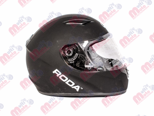 CASCO RODA ASTEROID PRO NEGRO MATE XG CERRADO