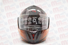 CASCO RODA REVENGE NEGRO/NARANJA ROCKET G ABATIBLE.