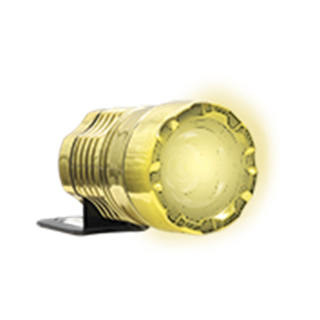 FARO LED AUXILIAR LUZ AMARILLA TRASERO O DELANTERO FIJA 1 LED