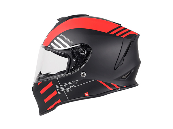 CASCO SHAFT INTEGRAL 551 DUAL ROJO M