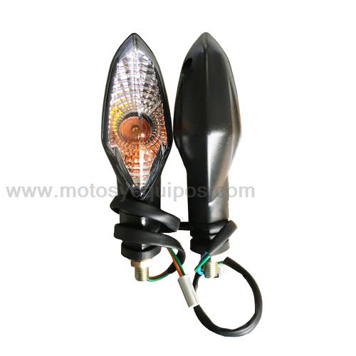 PAR DIRECCIONALES DEL/TRAS P/BAJAJ PULSAR NS200 PROMOTO