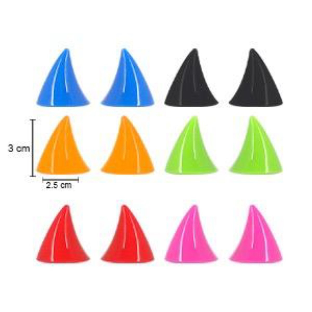 Cuernito corto para casco