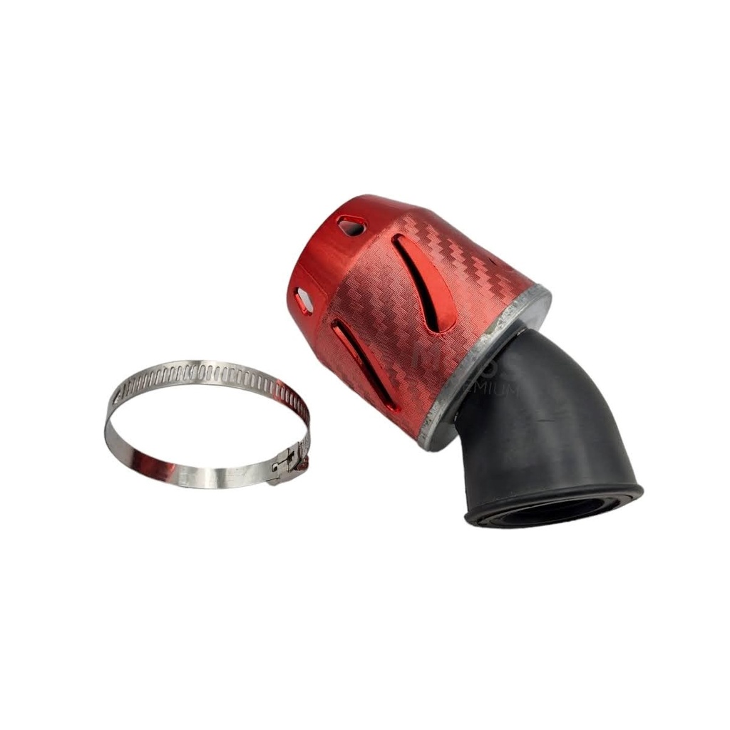 FILTRO AIRE UNIVERSAL IR0048 35/42/48MM ROJO