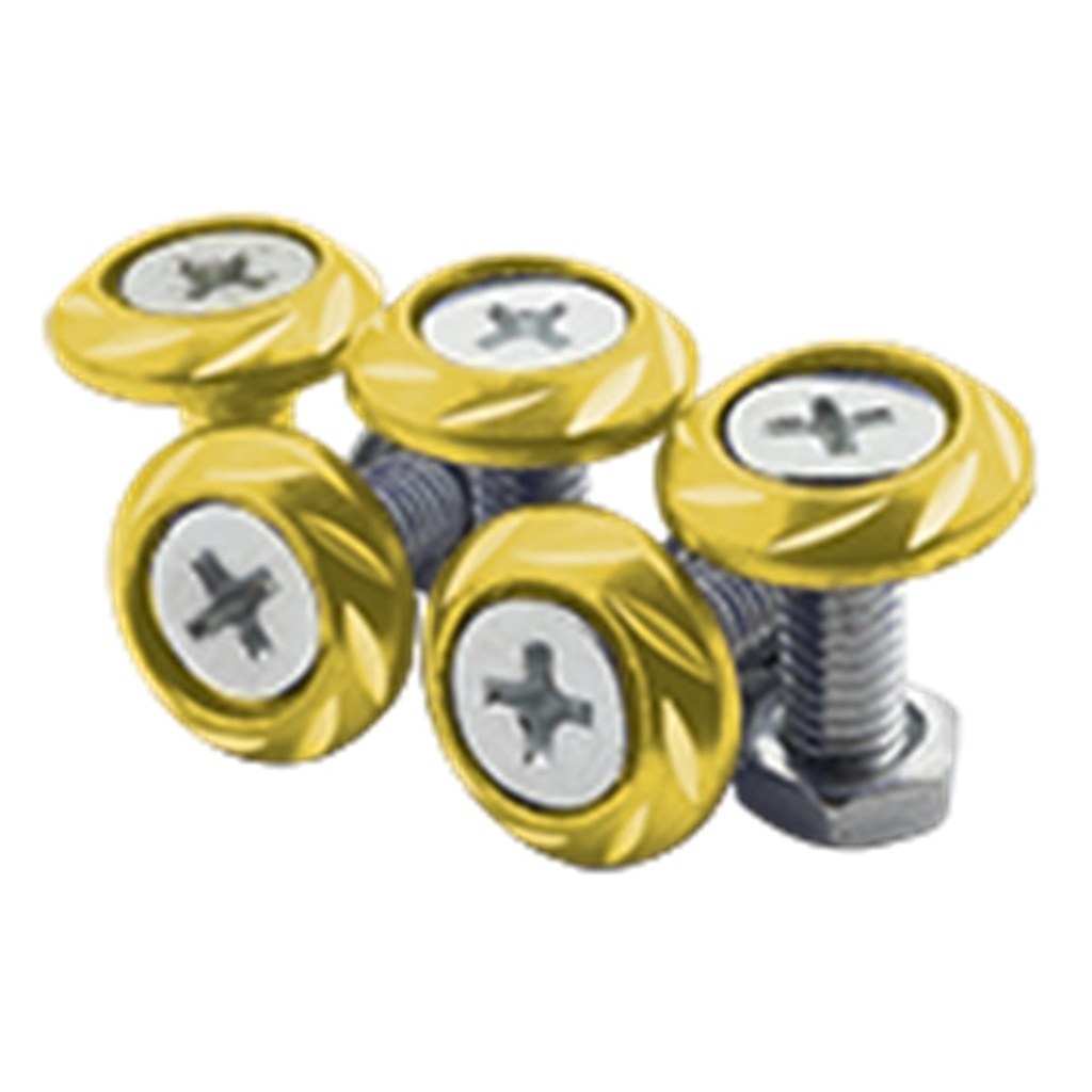 TORNILLO PLANO DECORATIVOS DORADO UNIVERSAL