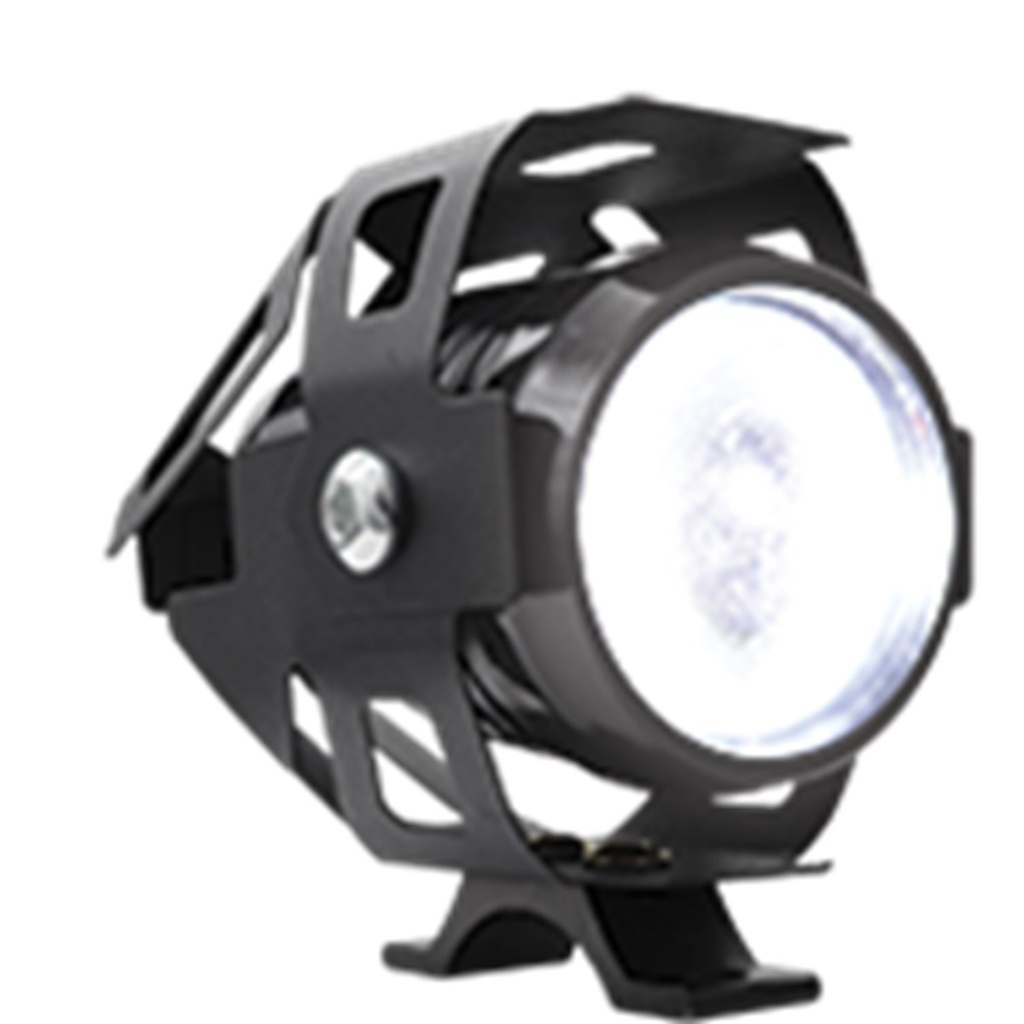 FARO LED CON LUPA Y OJO DE ANGEL  CON PROTECTOR LUZ BLANCA ALTA,BAJA Y ESTROBO