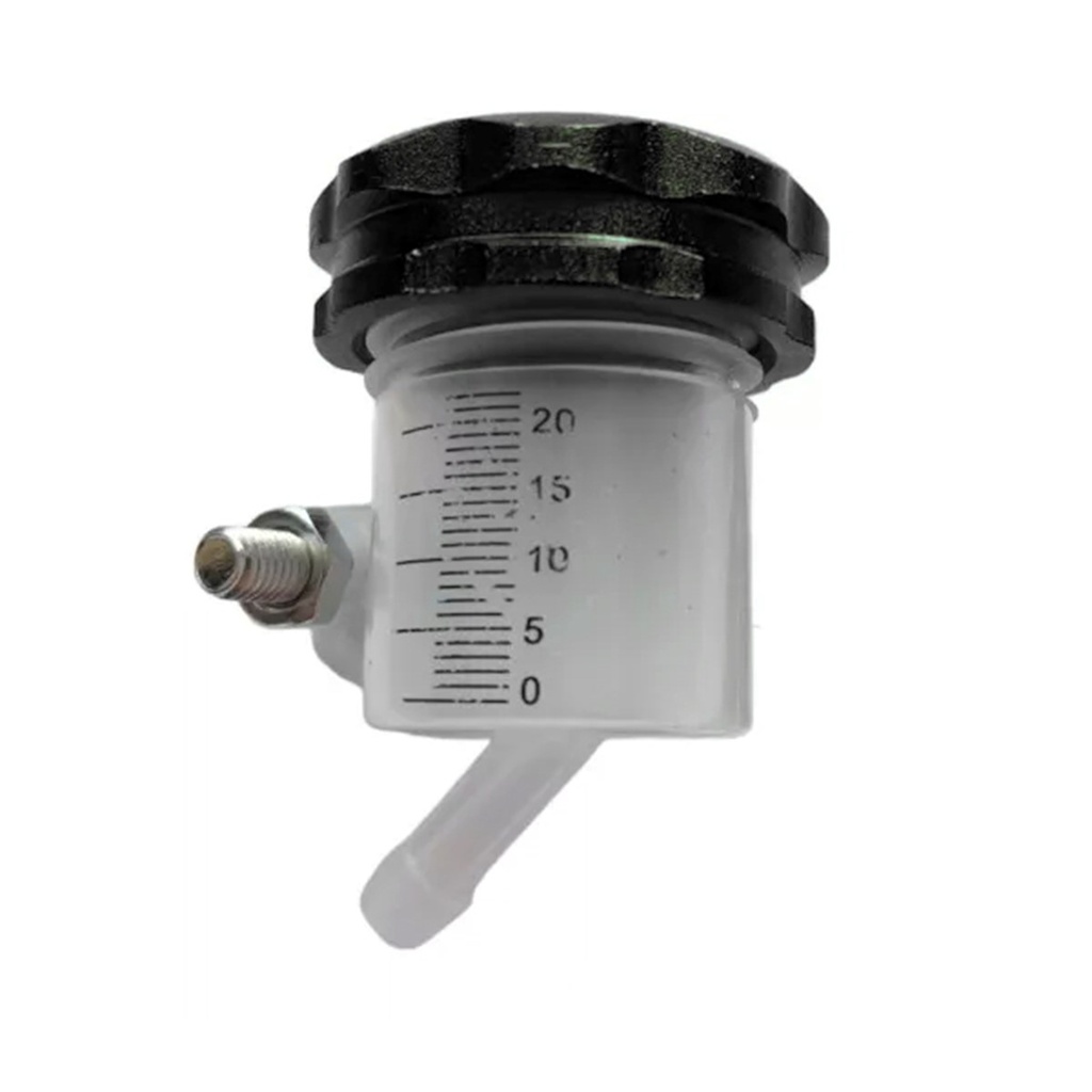 VASO DE ACEITE DE BOMBA DE FRENO DE MOTOCICLETA IR0802 NEGRO