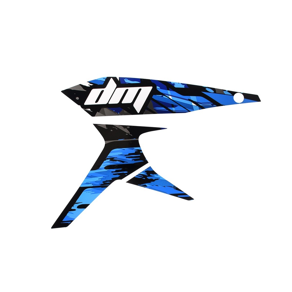 JGO ETIQUETAS CUBIERTA TANQUE IZQ DM150