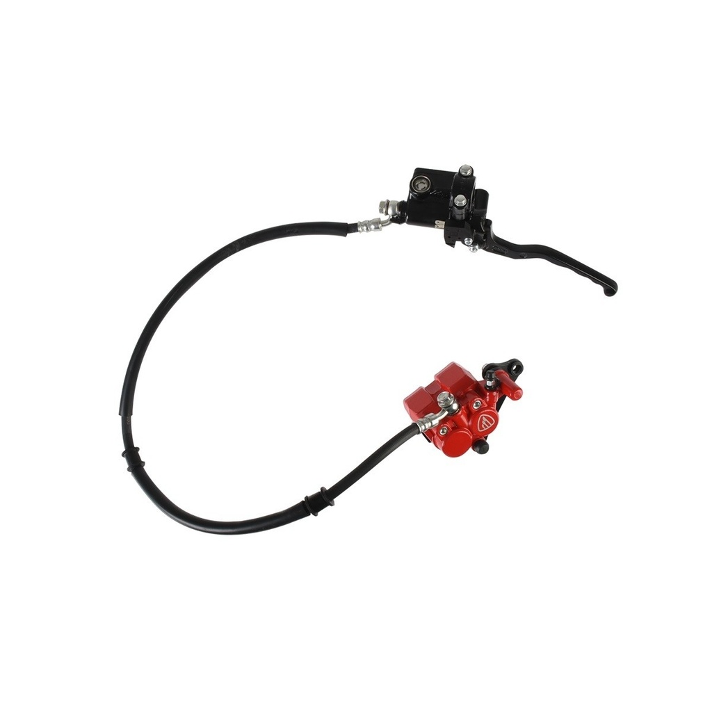 SISTEMA FRENO DEL CALIPER ROJO CON LOGO FT250 TS
