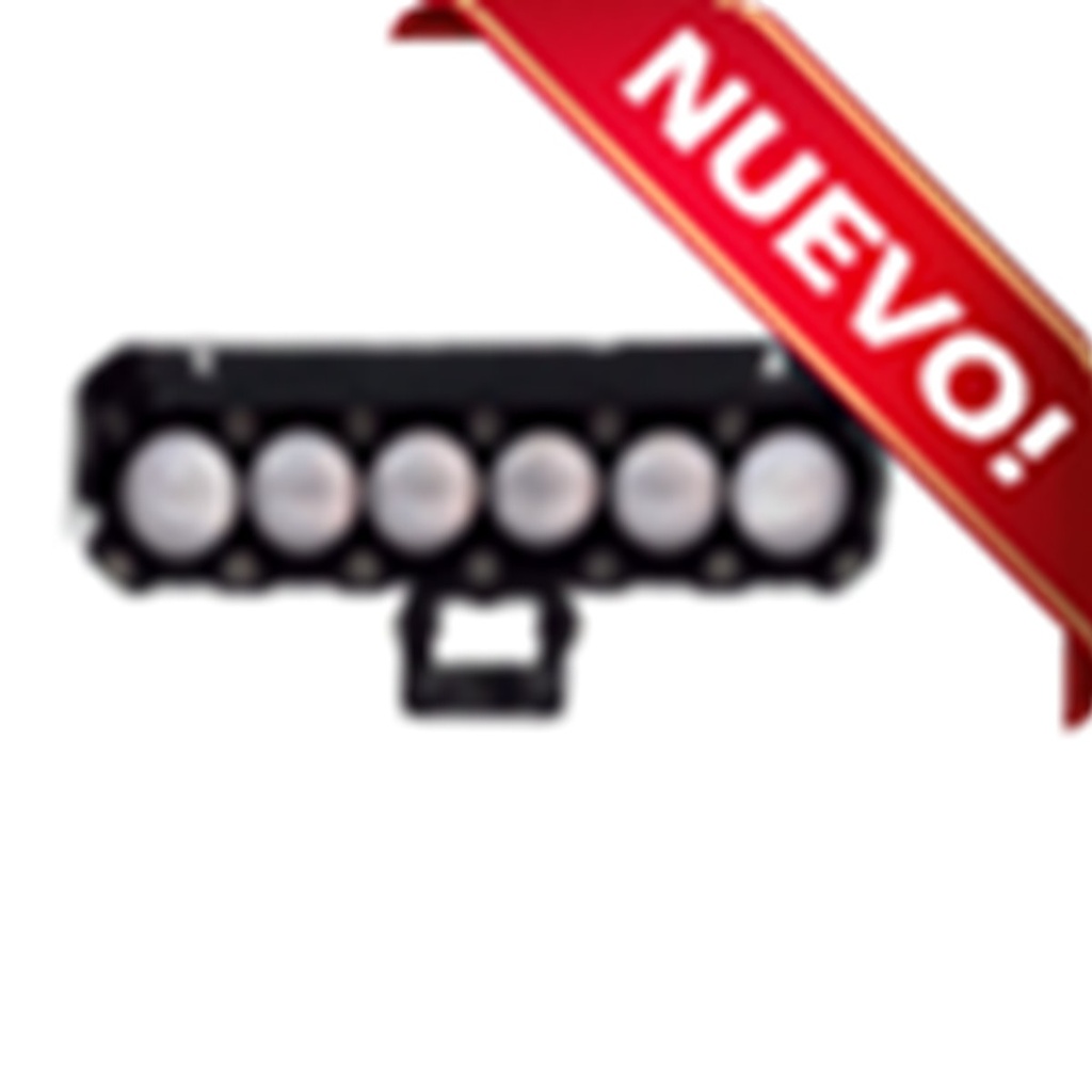 FARO LED 6 LUPAS RECTANGULAR LUZ AMARILLO-BANCO