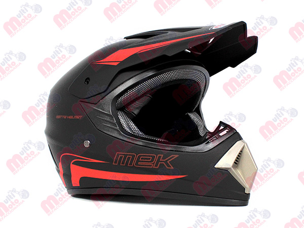 Cross Helmet MATTE Black Decal Black