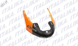 [F13010258] CUBIERTA FRONTAL INF NARANJA CS125