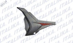 [F13011047] CUBIERTA LAT IZQ NEGRO NARANJA 150Z