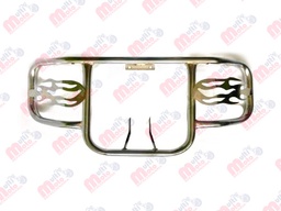 [01-FLMCRO] DEFENSA UNIVERSAL TIPO FLAMA TUBO 1" CAL. 16 CROMO)