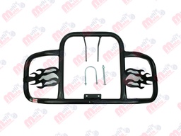 [01-FLMNE] DEFENSA UNIVERSAL TIPO FLAMA TUBO 1" CAL. 16 NEGRO)