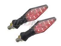 [DIR-3213-0613] DIRECCIONAL BI-COLOR 12V 12 LED'S 3 CABLES LUZ ROJO
