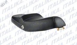 [F03010112] ASIENTO NEGRO COSTURA GRIS CS125