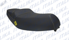 [F03010088] ASIENTO NEGRO COSTURAS AMARILLO XS125 2016