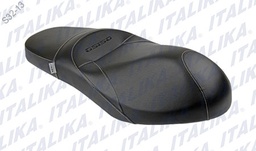 [F03010108] ASIENTO NEGRO COSTURAS PLATA GS150, GS150 LED
