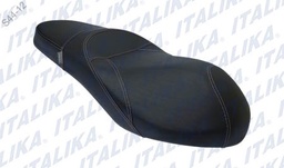 [F03010104] ASIENTO NEGRO COSTURAS ROJAS GS150 C0N LED
