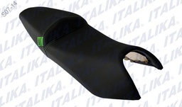 [F03010124] ASIENTO NEGRO COSTURAS VERDE 150Z