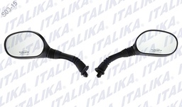 [F10010101] ESPEJO NEGRO PAR DS150, CS125, XS150, XS125, GS150, GTS175