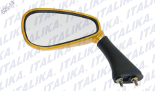 [F10010066] ESPEJO RETROVISOR IZQ AMARILLO RT 200 ITALIKA