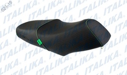 [F03010199] ASIENTO NEGRO ETIQUETA VERDE DS150LS