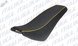 [F03010119] ASIENTO NEGRO LINEA AMARILLA DM150