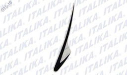 [F13020129] ETIQUETA IZQ CUBIERTA DEC MANUBRIO ATV180, ATV200