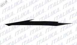 [F13020143] ETIQUETA IZQ SALPICADERA TRAS ATV180, ATV200