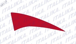 [F16010155] ETIQUETA SALPICADERA DER ROJA FT180