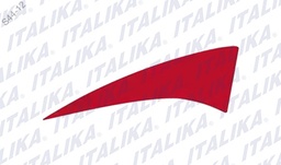 [F16010154] ETIQUETA SALPICADERA IZQ ROJA FT180