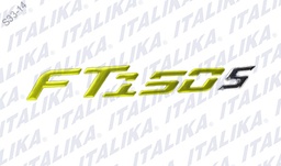 [F17050006] ETIQUETA TANQUE FT150S AMARILLO FT150S