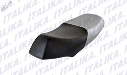 [F03010001] ASIENTO PLATA Y BORDES NEGRO DS150