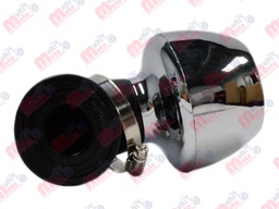 [36-5044] FILTRO AIRE C/PROPELA 28/35/38/42/48MM PLATA