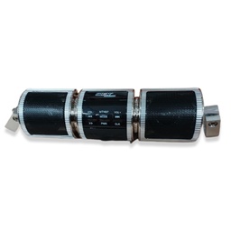 [CLA-3203-553] AUDIO FM C/ALARMA/BLUETOOTH/USB/TF/AISLAMIENTO ACUATICO PARA MOTOCICLISTA MSD-909 AZUL